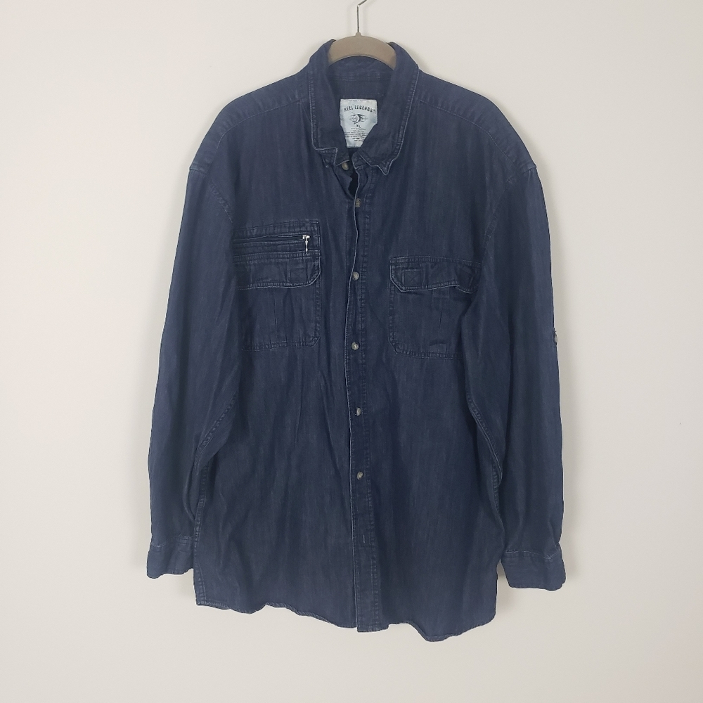 Reel Legends Blue Denim Shirt